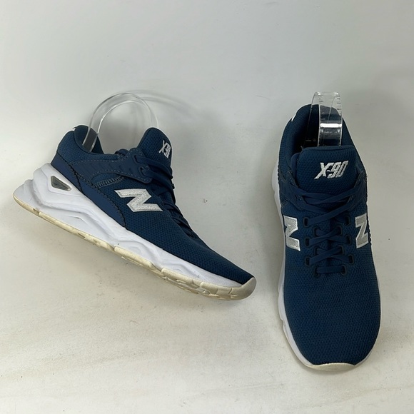 New Balance Shoes - New Balance x 90 women’s size 7 minimalist blue white athletic shoes sneakers